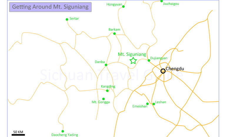 Siguniang Travel Maps
