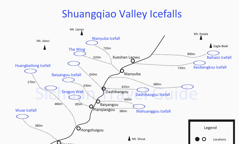 Siguniang Travel Maps
