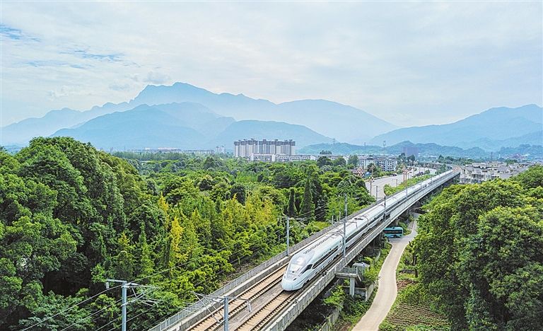 Bullet Train Heading to Emeishan