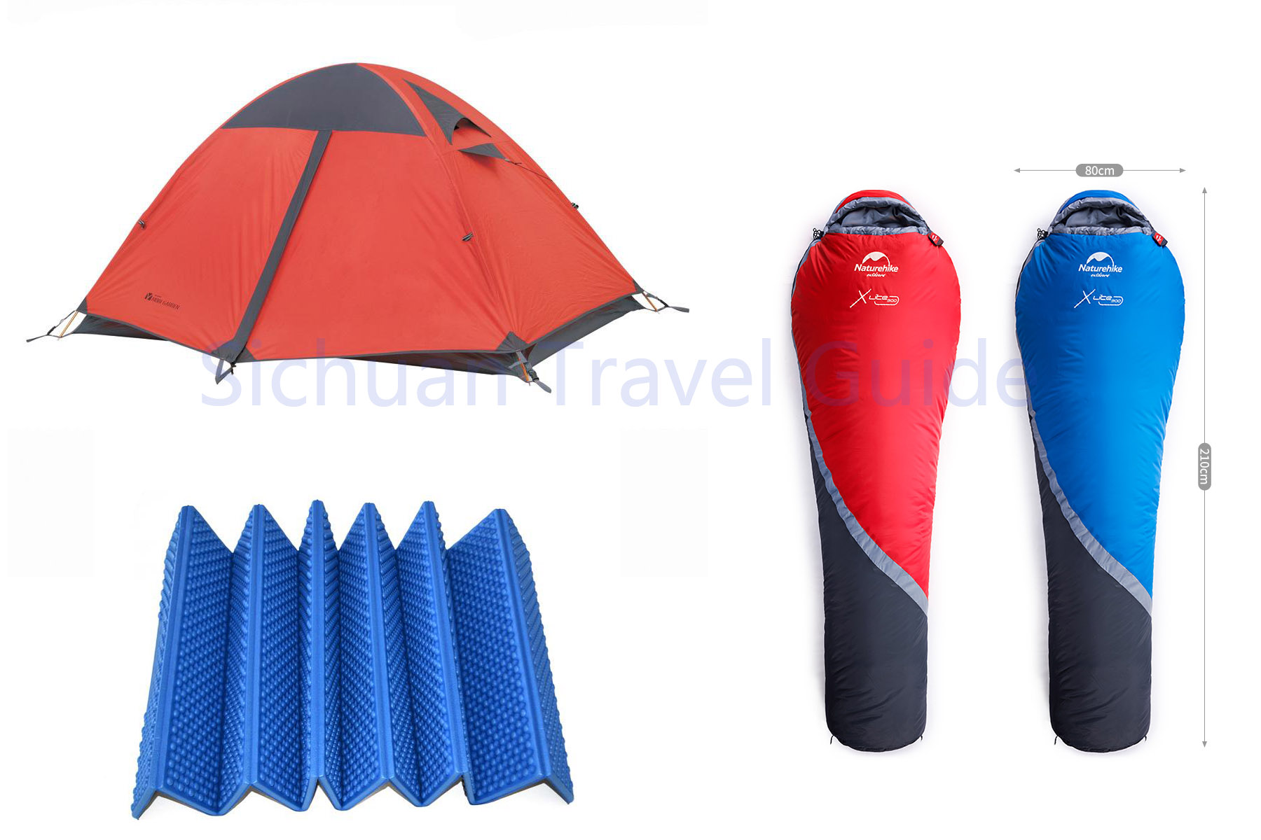 Sichuan Hiking Camping Grears Rental