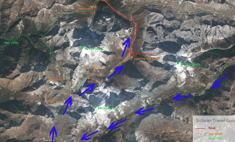 Daocheng Yading Maps