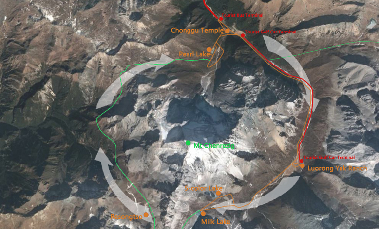 Daocheng Yading Maps