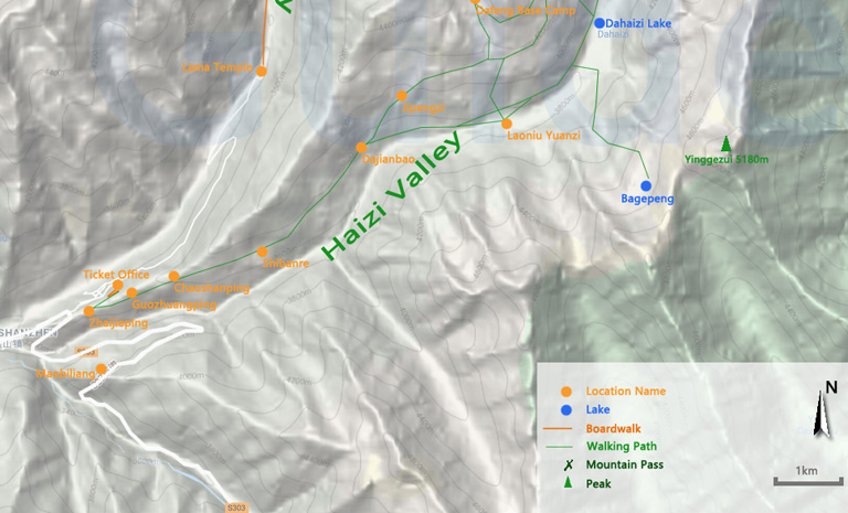 Siguniang Travel Maps